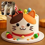 A cozy calico cat stretches out its paws while snuggled in soft blankets, looking thoughtfully into the distance with a calm and regal demeanor.