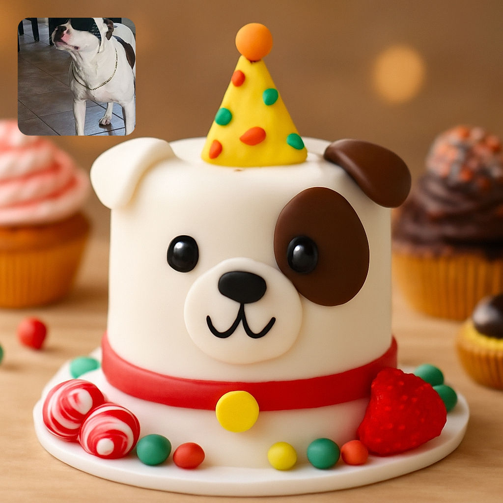 A confident dog wearing oversized black sunglasses and a gold chain stands on a tiled floor, looking off to the side as if ready to drop some cool beats or attend a fancy party.