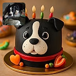 A sleepy black and white puppy is cuddled up on a couch, resting its head and paws on a frosty water bottle like it's the comfiest pillow ever, surrounded by a cozy blanket and some colorful items.