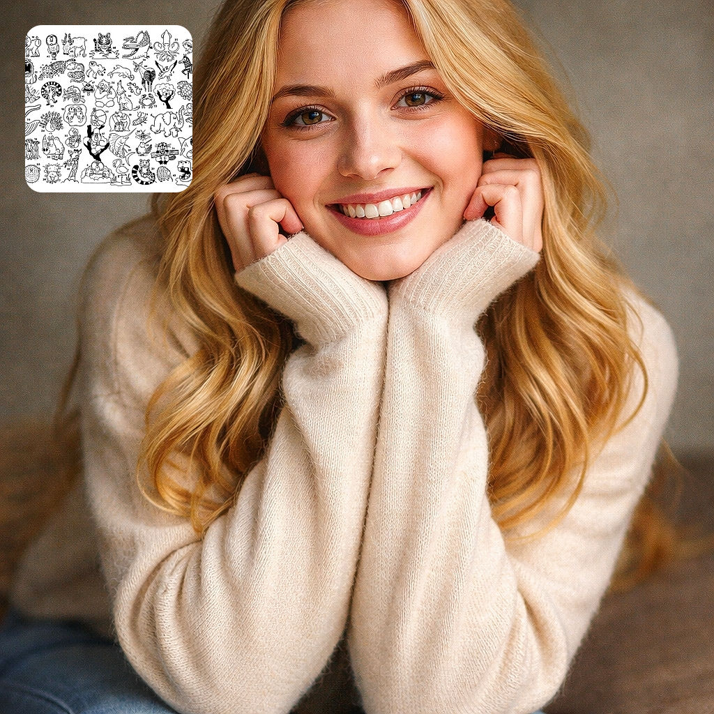 A chaotic black-and-white coloring-sheet zoo: dozens of tiny numbered cartoon animals (tigers, whales, crocodiles, octopus, elephants and more) packed edge-to-edge like a wildlife party that forgot social distancing—perfect for markers, giggles and discovering which creature is hiding behind the numbers.