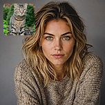 A serious-looking tabby cat stands proudly in the garden like a tiny striped security guard, staring into the camera while autumn leaves and greenery frame its neighborhood kingdom.