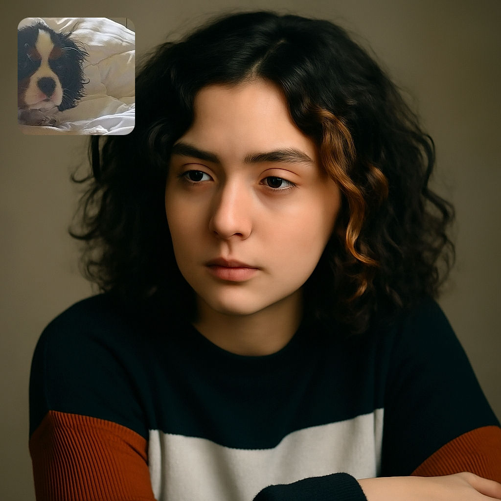 A sleepy dog with a black, white, and brown face peeks out from a cozy, rumpled white blanket, looking like it's ready for a nap or a lazy day in bed.