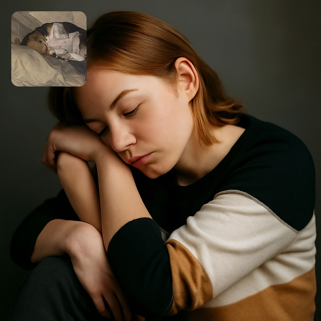 A cozy dog is curled up and snoozing peacefully on a soft pillow and blanket, looking like the ultimate nap champion in a warm, comfy corner.