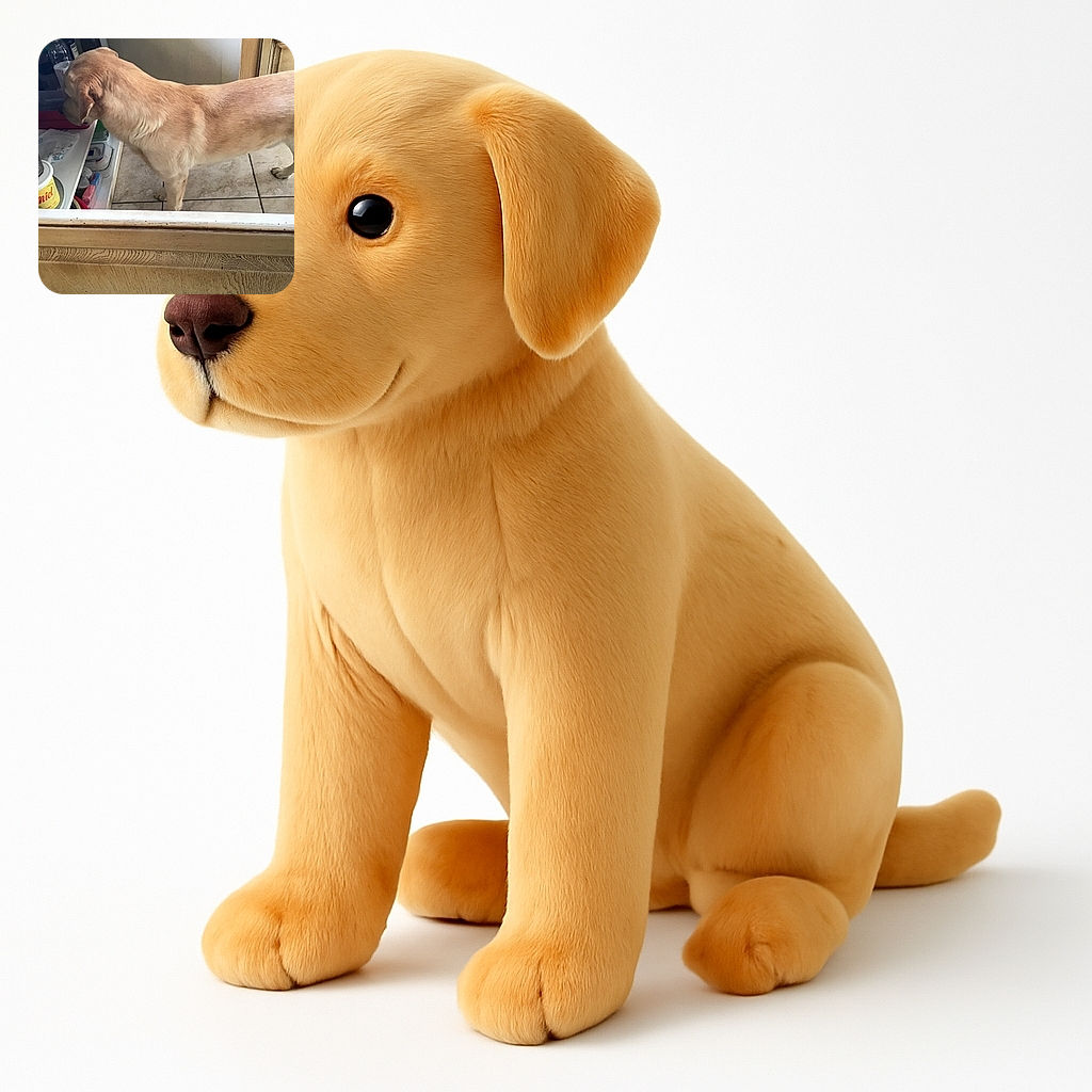 A curious golden retriever or labrador snooping inside a kitchen cabinet, probably on a secret mission to find snacks, with a cozy home vibe and a slightly worn wooden cabinet front adding character.