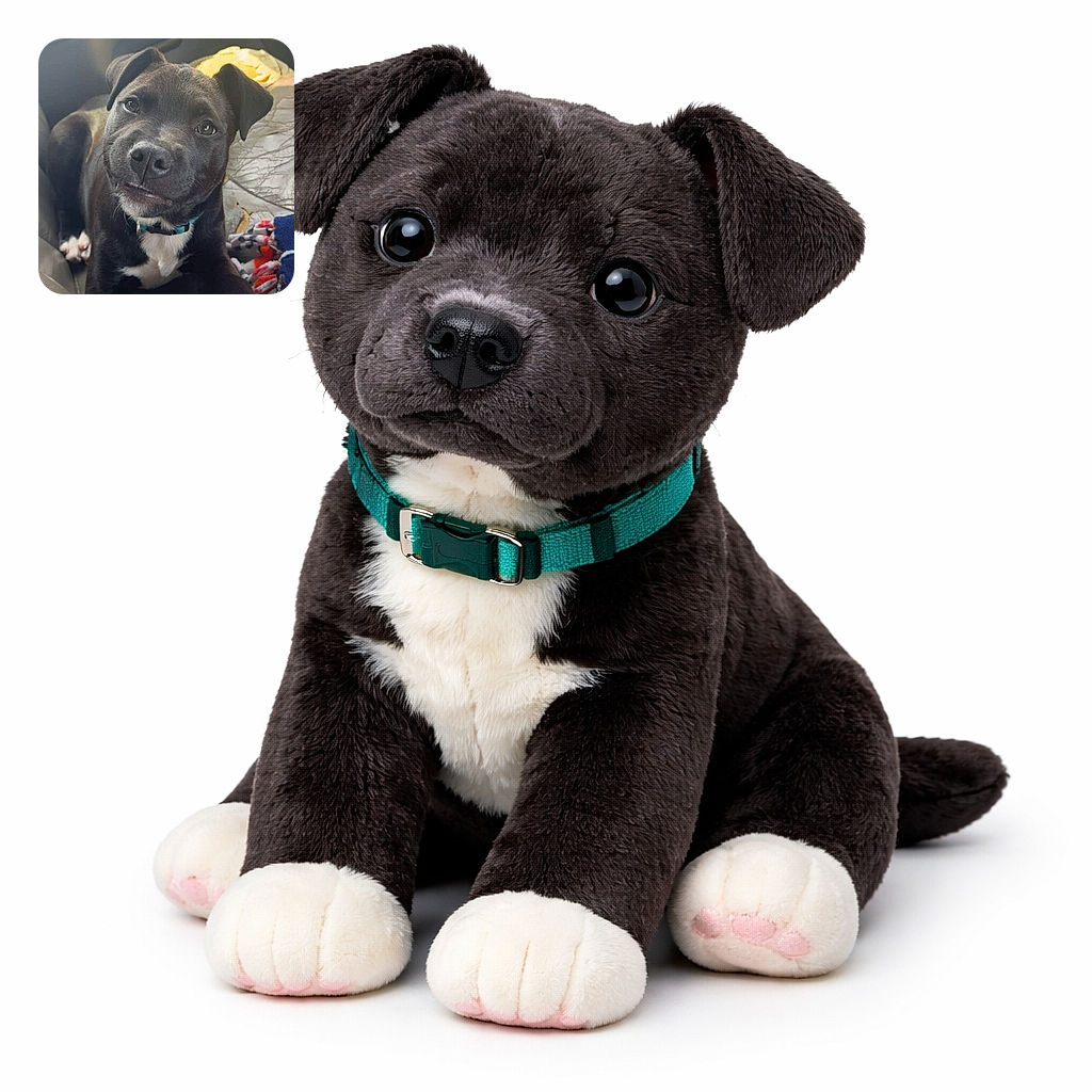 A cheeky black puppy lounges in the car passenger seat giving a lopsided grin — big wet nose, soulful eyes, a teal collar, and a colorful fleece blanket pile beside the steering wheel. Pure road-trip charm and mischief in one frame.