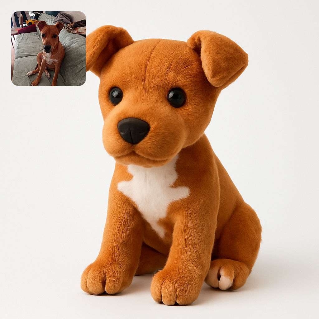 A charming brown dog with white patches sits adorably on a green couch, looking straight at the camera with curious eyes, surrounded by cozy blankets and a casual living room background.