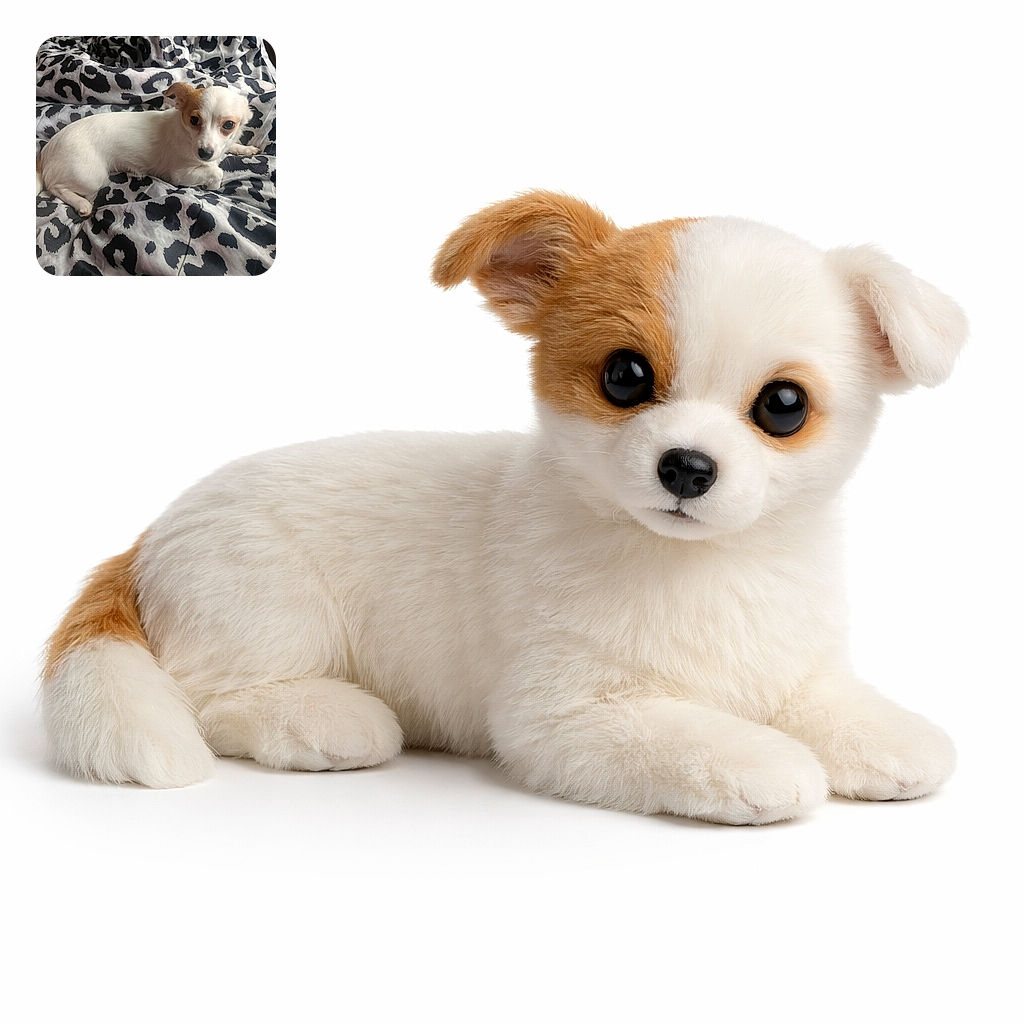 A small white dog lounges on bold black-and-white leopard-print bedding, giving the camera big, soulful eyes and a slightly suspicious side-glance as if judging your snack choices. The rumpled sheets create dramatic contrast and cozy vibes while the pup steals all the attention.