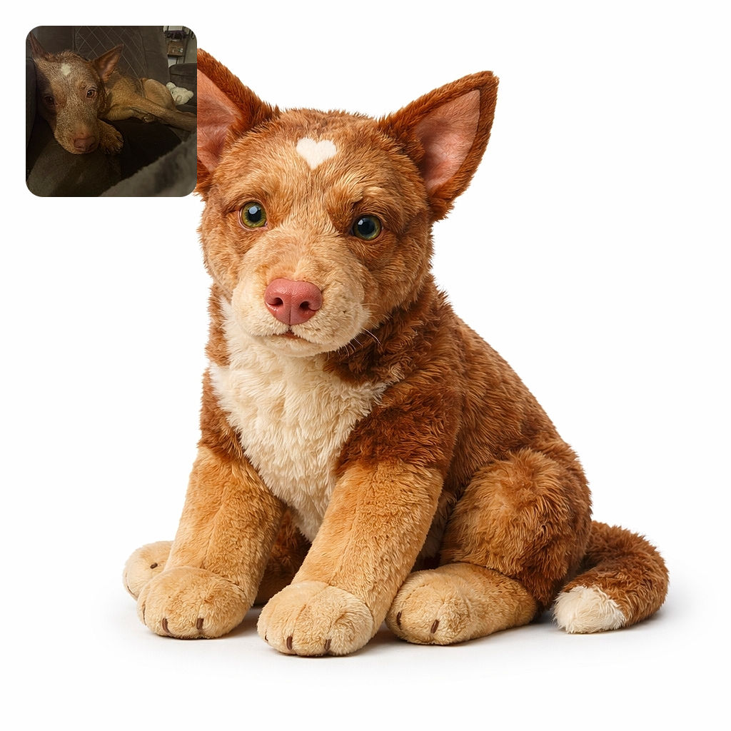 A sleepy brown dog hogs the recliner, nose and soulful eyes dominating the frame like it's auditioning for a snuggle commercial; one paw curled, a white plush peeks from the background, and the whole scene oozes cozy, slightly dramatic nap energy.
