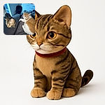 Two cats are chilling indoors on a comfy couch setup, one lounging peacefully on a person's lap while the other cat curiously peers off the side, surrounded by a cozy living room with a carpet, chair, and a glass table with various items.