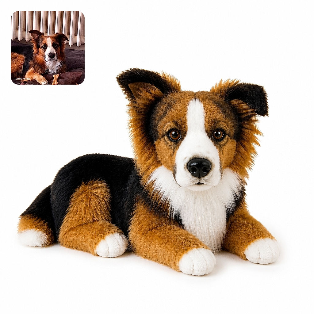 A handsome, slightly judgmental dog lounges on a blanket with one paw proudly displayed beside a chew bone, looking like it has just been promoted to head of household security. A radiator forms the backdrop, while the camera watermark quietly announces its own presence.