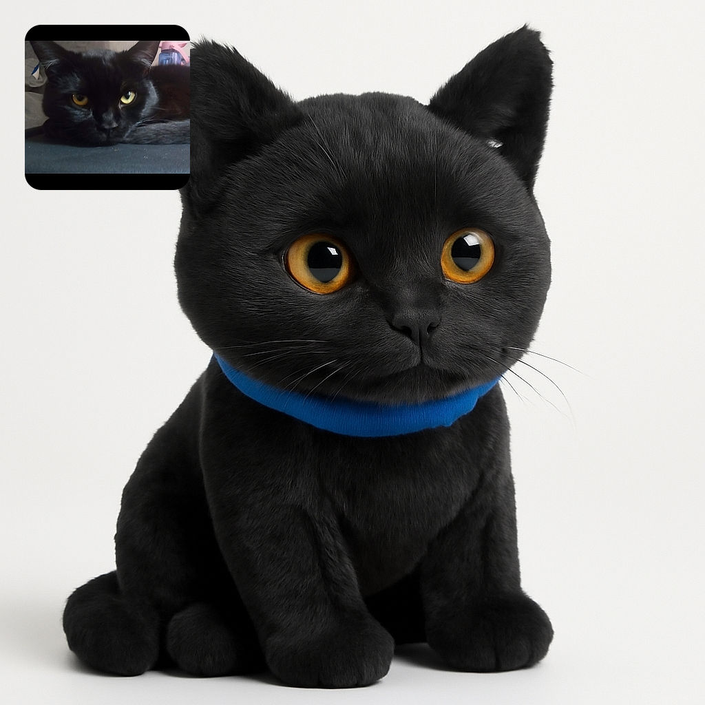 A close-up of a black cat lying down with intense yellow eyes staring directly at the camera, creating a mysterious and captivating vibe.