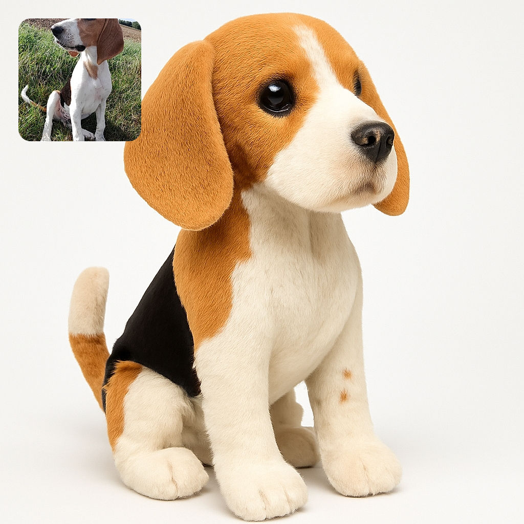 A charming young beagle puppy sits attentively in a grassy field, gazing off into the distance with soulful eyes, as the sunlight gently highlights its smooth tricolor coat and floppy ears.