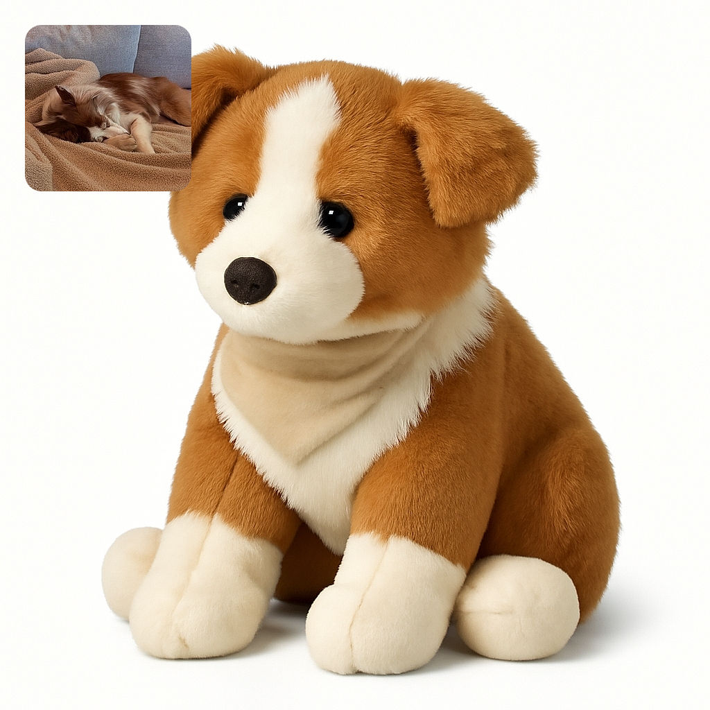 A cozy dog is peacefully napping on a plush tan blanket draped over a grey couch, blending comfort and calm in a warm indoor setting.