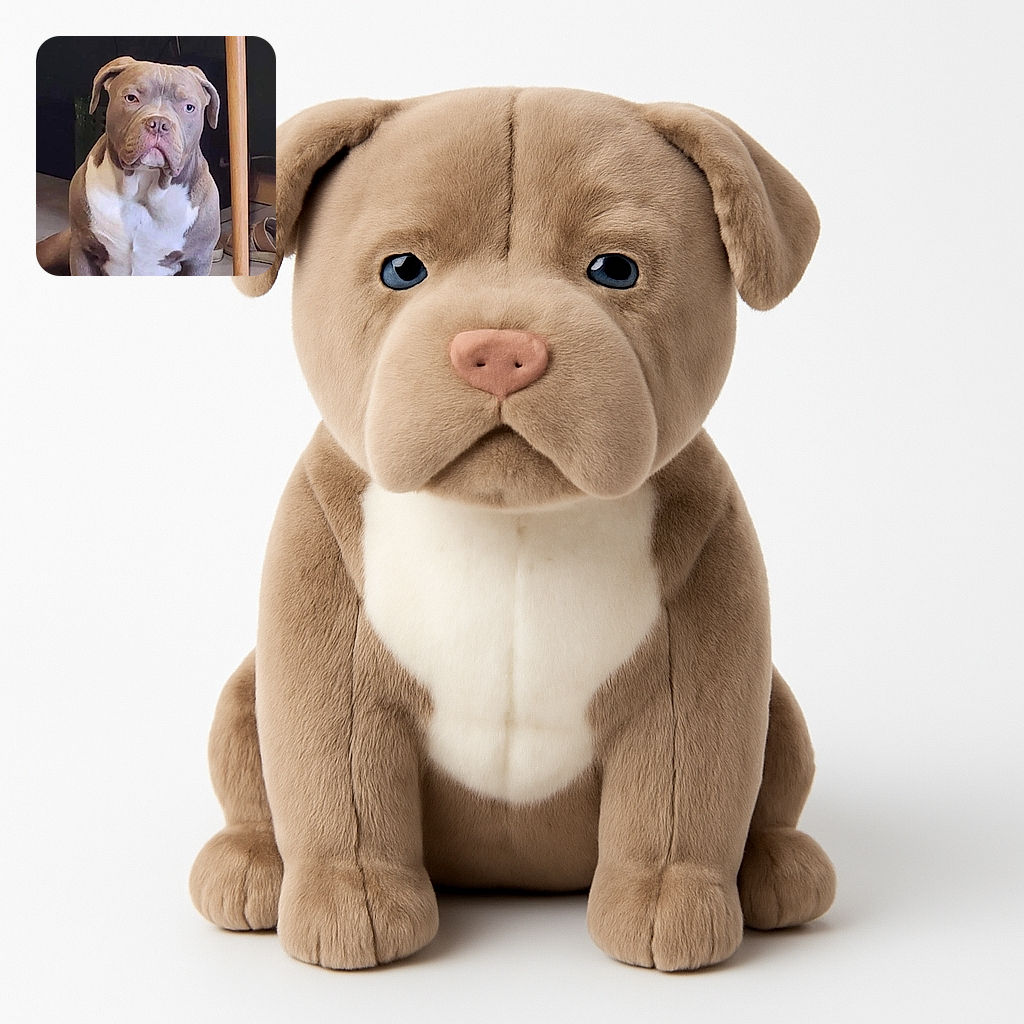 A serious-faced dog with a muscular build sits indoors next to a wooden table leg and some shoes, looking straight ahead with a calm but intense gaze.