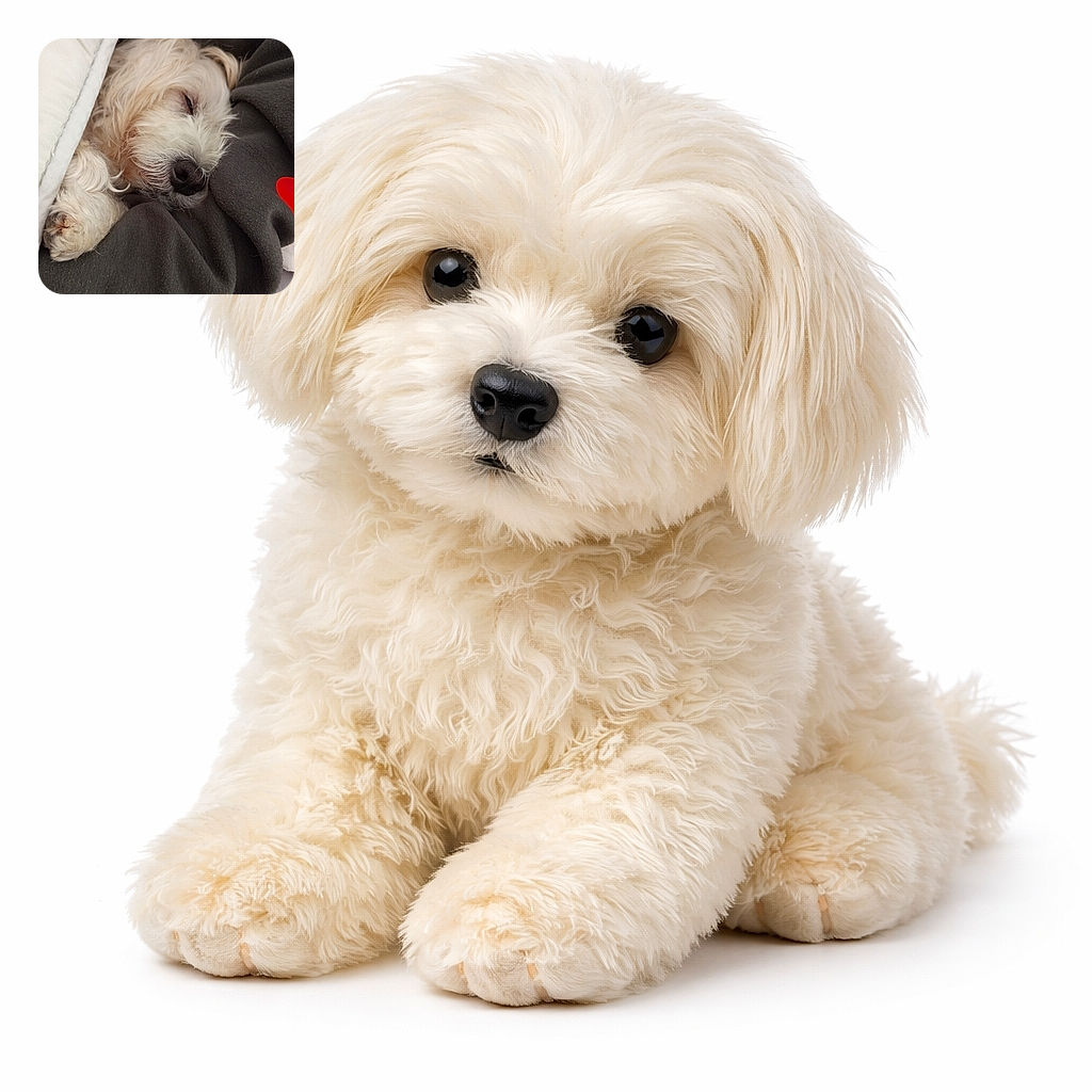A fluffy white dog is peacefully napping, nestled cozily between a soft blanket and a dark sweatshirt, looking like the ultimate nap champion in a cozy fortress of fabric.
