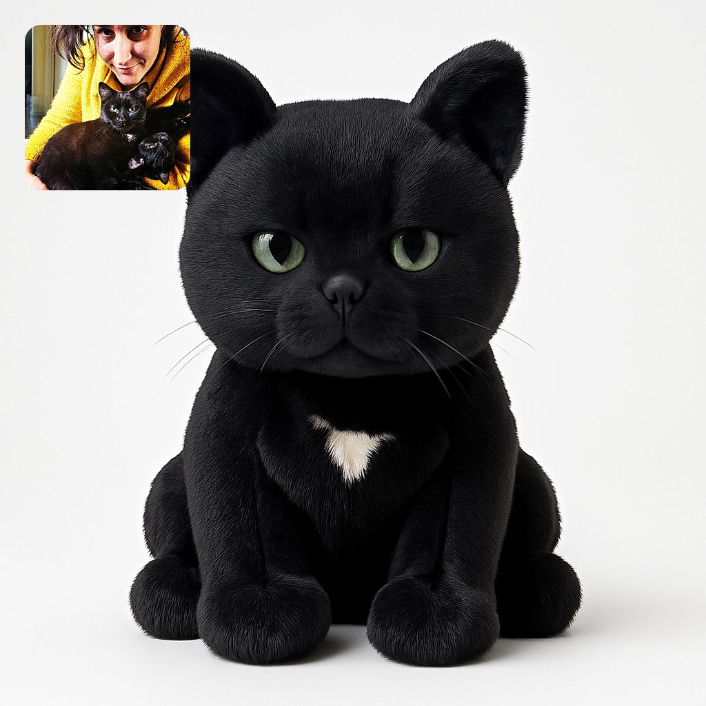 A cozy moment captured with a person in a vibrant yellow sweater cradling two sleek black cats, one lounging comfortably while the other gazes curiously, all sharing a warm and intimate vibe.