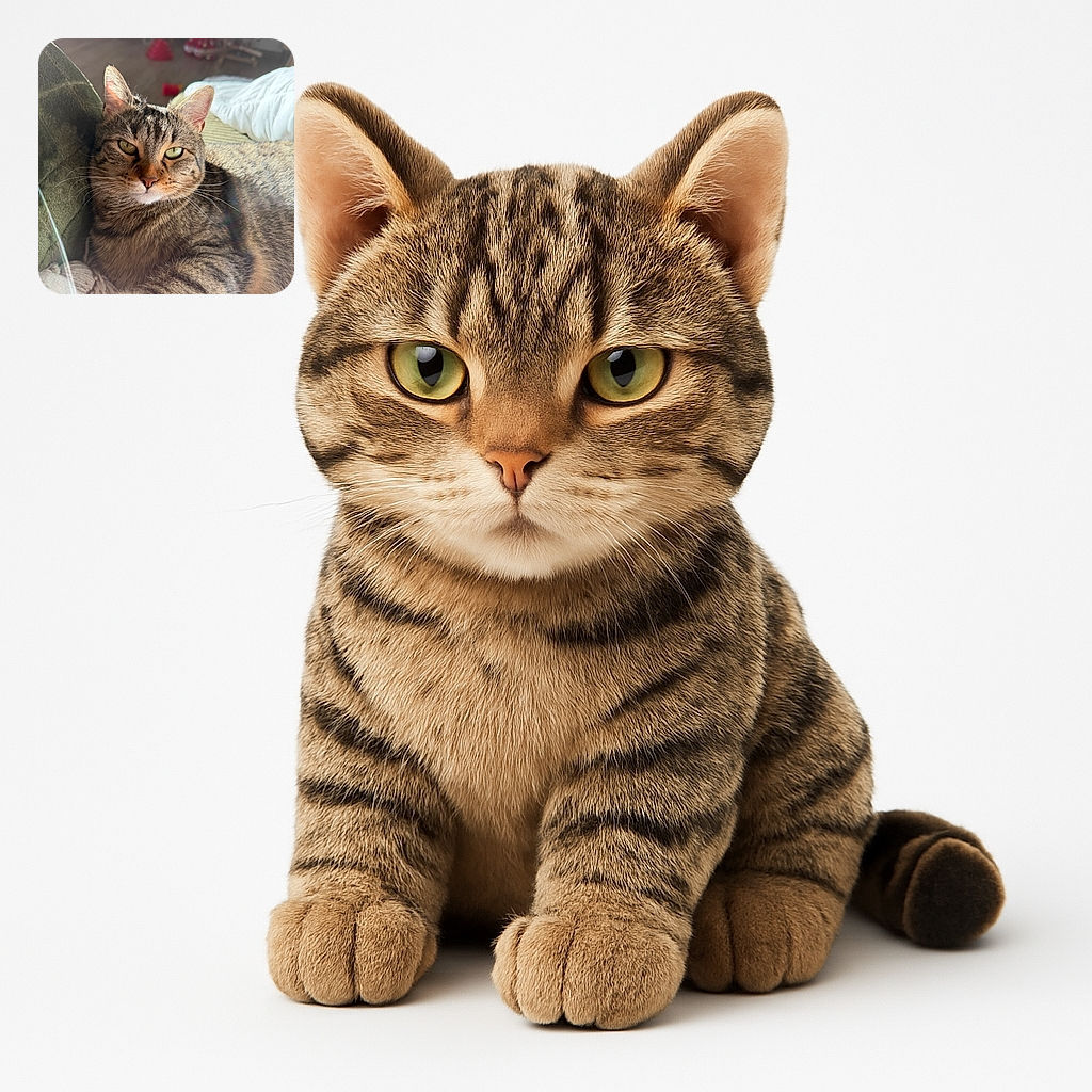 A regal tabby cat lounges comfortably on a cozy green couch, basking in the warm sunlight streaming through a nearby window. The cat's intense gaze and relaxed posture make it look like the undisputed ruler of the living room kingdom. Soft textures and subtle background details add to the homely vibe.