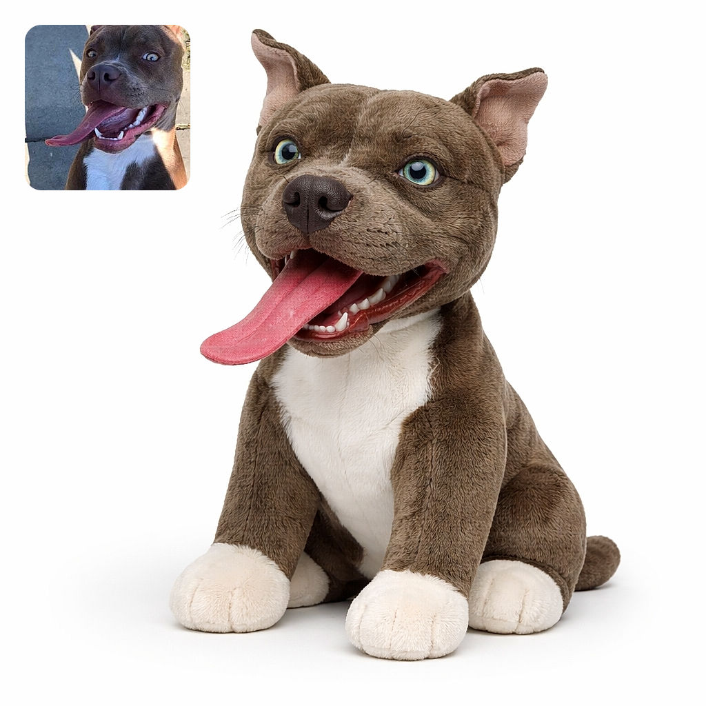 A goofy dog with a huge tongue hanging out looks like it's caught mid-laugh on a sunny sidewalk, with the name 'Bonnie' scribbled in bright red above, adding a playful splash of personality.