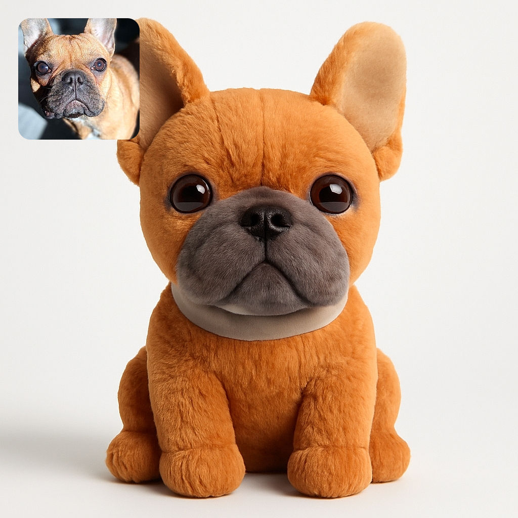 A close-up portrait of a curious French Bulldog bathed in soft natural light, highlighting its wrinkled face and expressive eyes that seem to be pondering the mysteries of life.