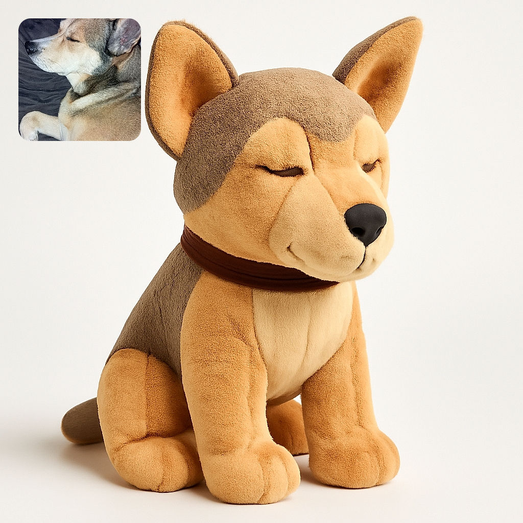 A cozy dog is peacefully napping on a dark surface, eyes closed and ears relaxed, capturing a serene moment of rest with soft lighting highlighting its fur texture.
