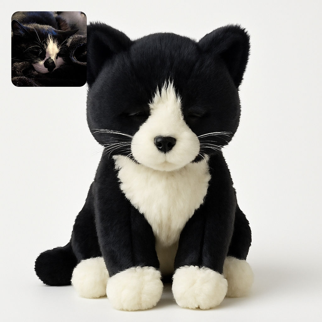 A cozy black and white cat is peacefully napping on a soft, dark blanket, with its face perfectly relaxed and whiskers gently splayed out, creating a warm and serene atmosphere.