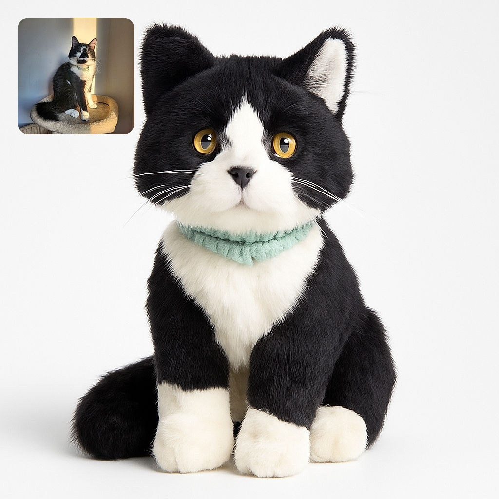 A dignified black and white cat sits regally on a beige cat tree, basking in a warm shaft of sunlight that creates a dramatic spotlight effect on the otherwise plain wall behind. The cat's half-closed eyes and relaxed posture suggest it's enjoying the golden hour nap vibes.