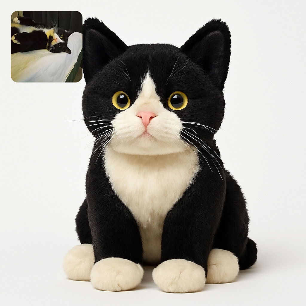 A cozy black and white cat lounging on a bed, looking relaxed and slightly curious with its bright eyes and soft whiskers, surrounded by a simple bedroom setting.