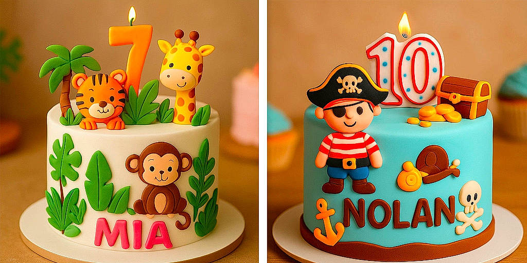 Create a magical birthday cake