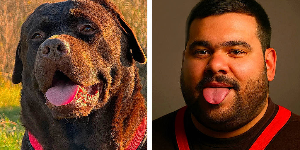 Transforme ton chien ou ton chat en humain