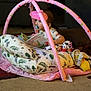 Valentina is registered to the contest to win money with this photo: baby, book, carpet, child, colorful, comfort, curious, cushion, furniture, indoor, infant, living_room, pacifier, pink, play_mat, playtime, quiet, reading, soft_toys, toy