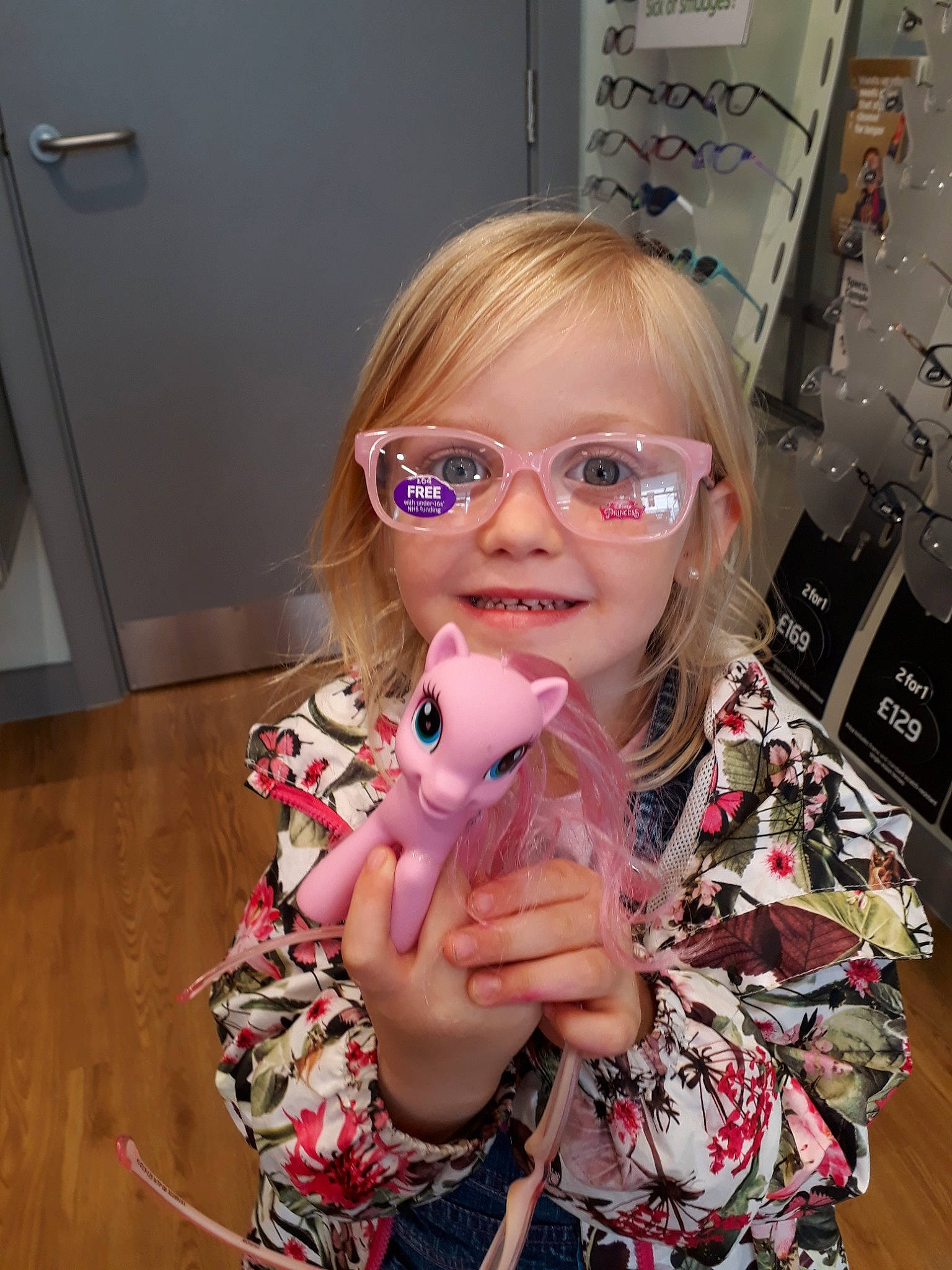 Lilly-may joined the competition — help win amazing prizes! child, eyewear, finger, glasses, joy, lip, person, vision_care