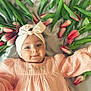 Naré participe au concours pour gagner de l'argent avec cette photo : accessories, baby, bonnet, clothing, costume, face, flower, flowerarrangement, flowerbouquet, happy, hat, head, leaf, person, petal, photography, plant, portrait, rose, smile