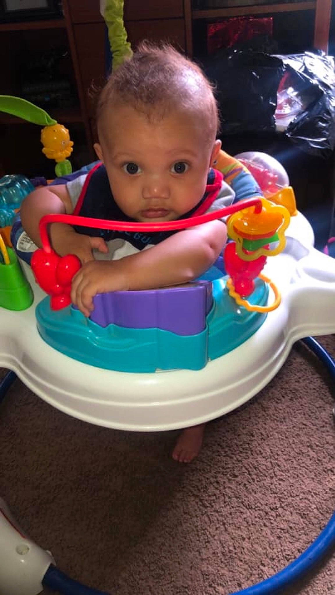 Andrew is registered to the contest to win money with this photo: baby, baby_products, baby_toys, bathing, child, fun, leisure, person, play, product, sitting, skin, toddler, toy