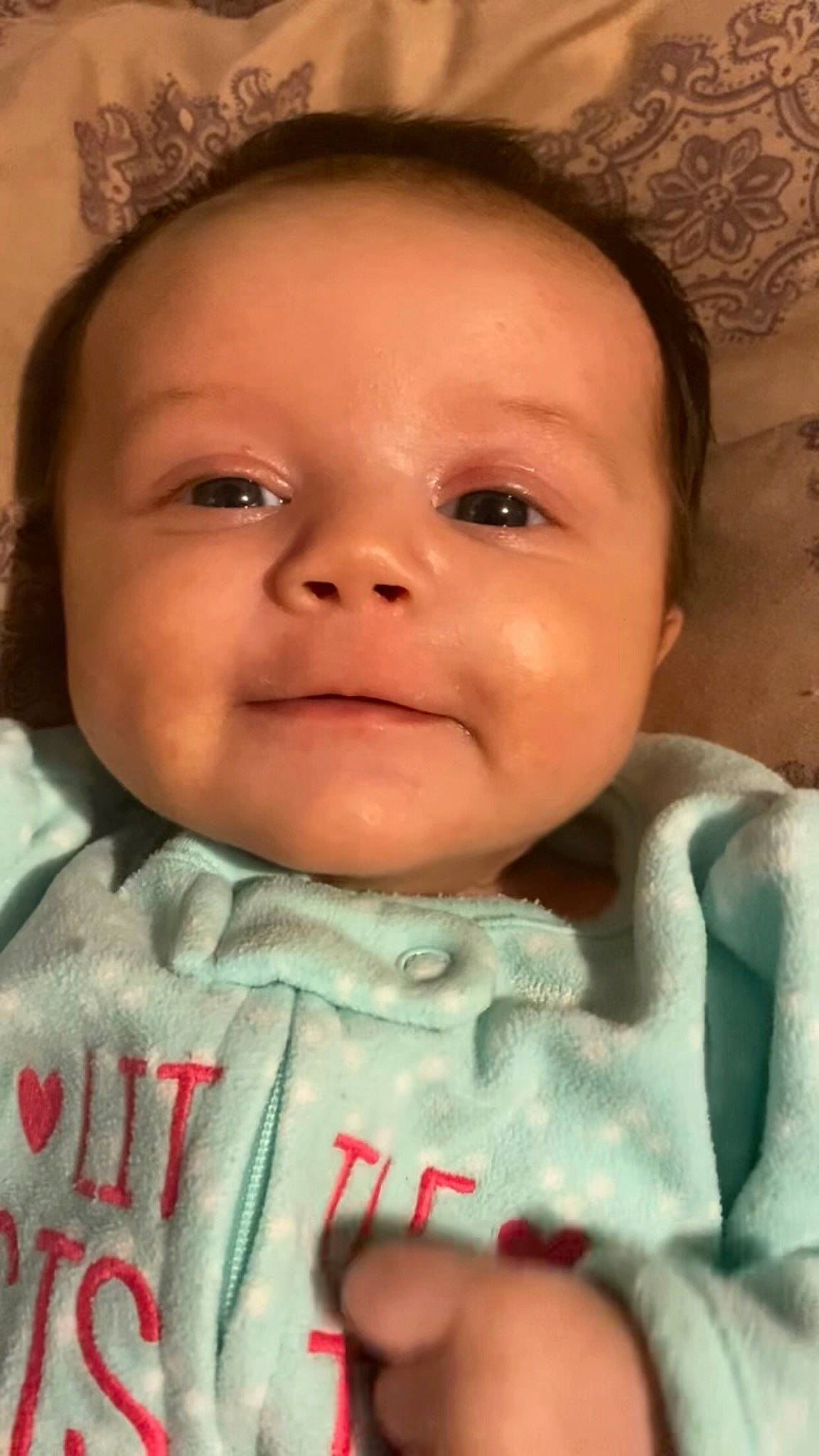 Kennedi joined the competition — help win amazing prizes! baby, baby_toddler_clothing, cheek, chin, eye, eyebrow, eyelash, forehead, happy, human, human_body, iris, lip, mouth, neck, nose, person, skin, sleeve, smile