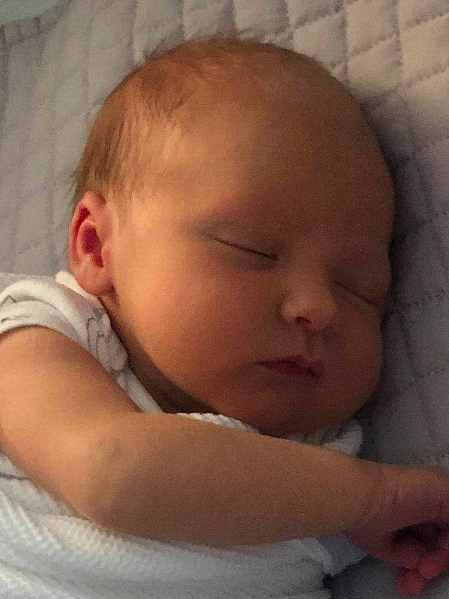 Kolton is registered to the contest to win money with this photo: baby, cheek, child, chin, ear, face, forehead, head, lip, mouth, neck, nose, person, skin, sleep, toddler