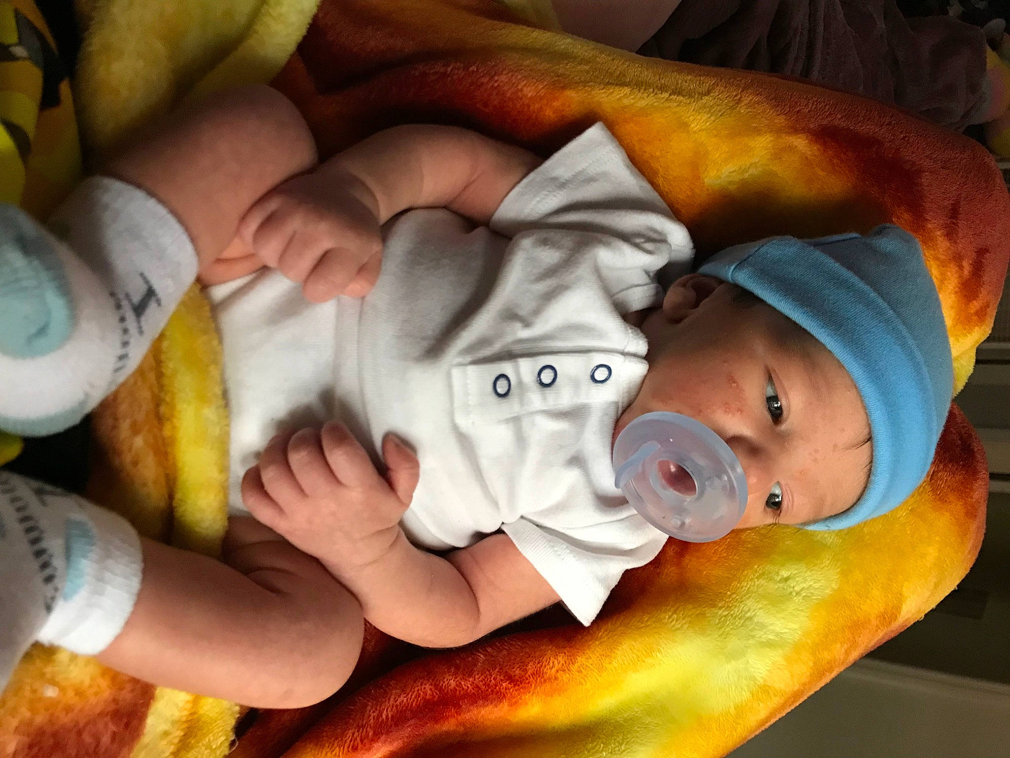 Jax joined the competition — help win amazing prizes! abdomen, art, baby, baby_products, baby_sleeping, cheek, child, comfort, finger, flesh, gesture, headwear, linens, mouth, nail, person, product, room, textile, thumb