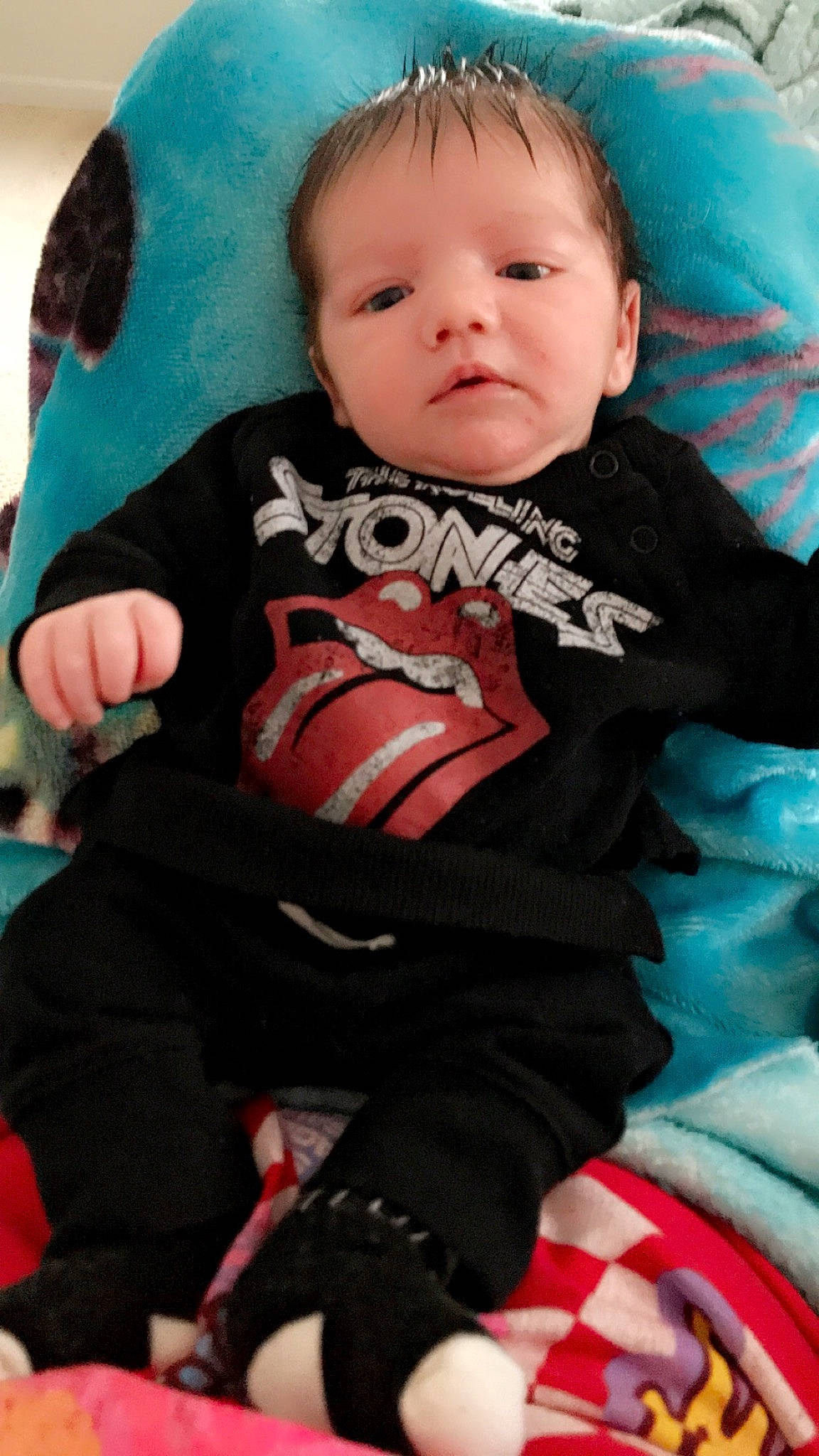 Jax joined the competition — help win amazing prizes! baby, baby_carriage, baby_toddler_clothing, cheek, child, comfort, cool, eye, face, finger, hand, happy, head, iris, leg, person, skin, sleeve, t_shirt, textile