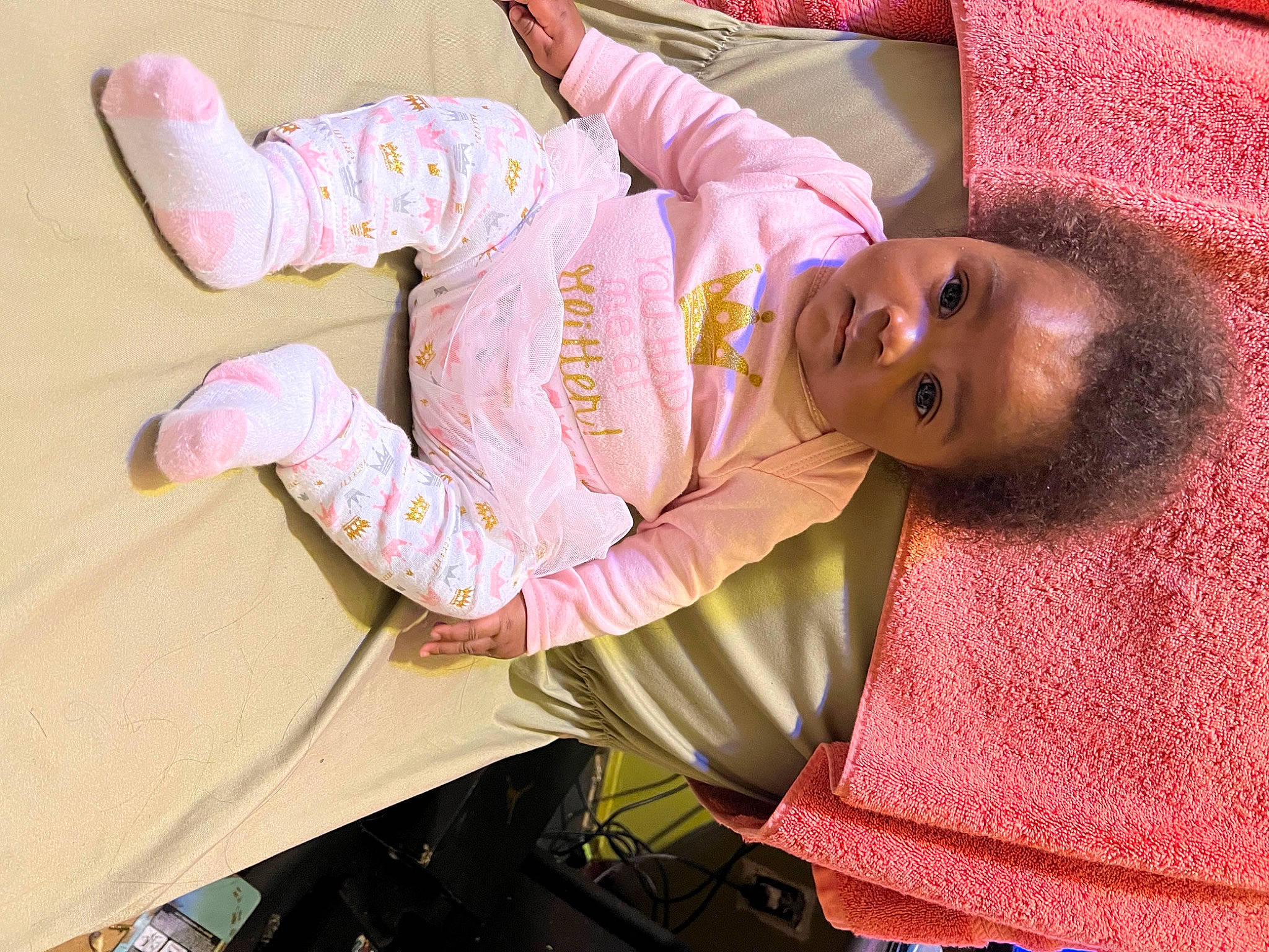 Adrianna joined the competition — help win amazing prizes! baby, baby_products, baby_toddler_clothing, child, comfort, fun, happy, human_body, leisure, magenta, mouth, pattern, person, pink, play, room, sitting, sleeve, smile, toddler