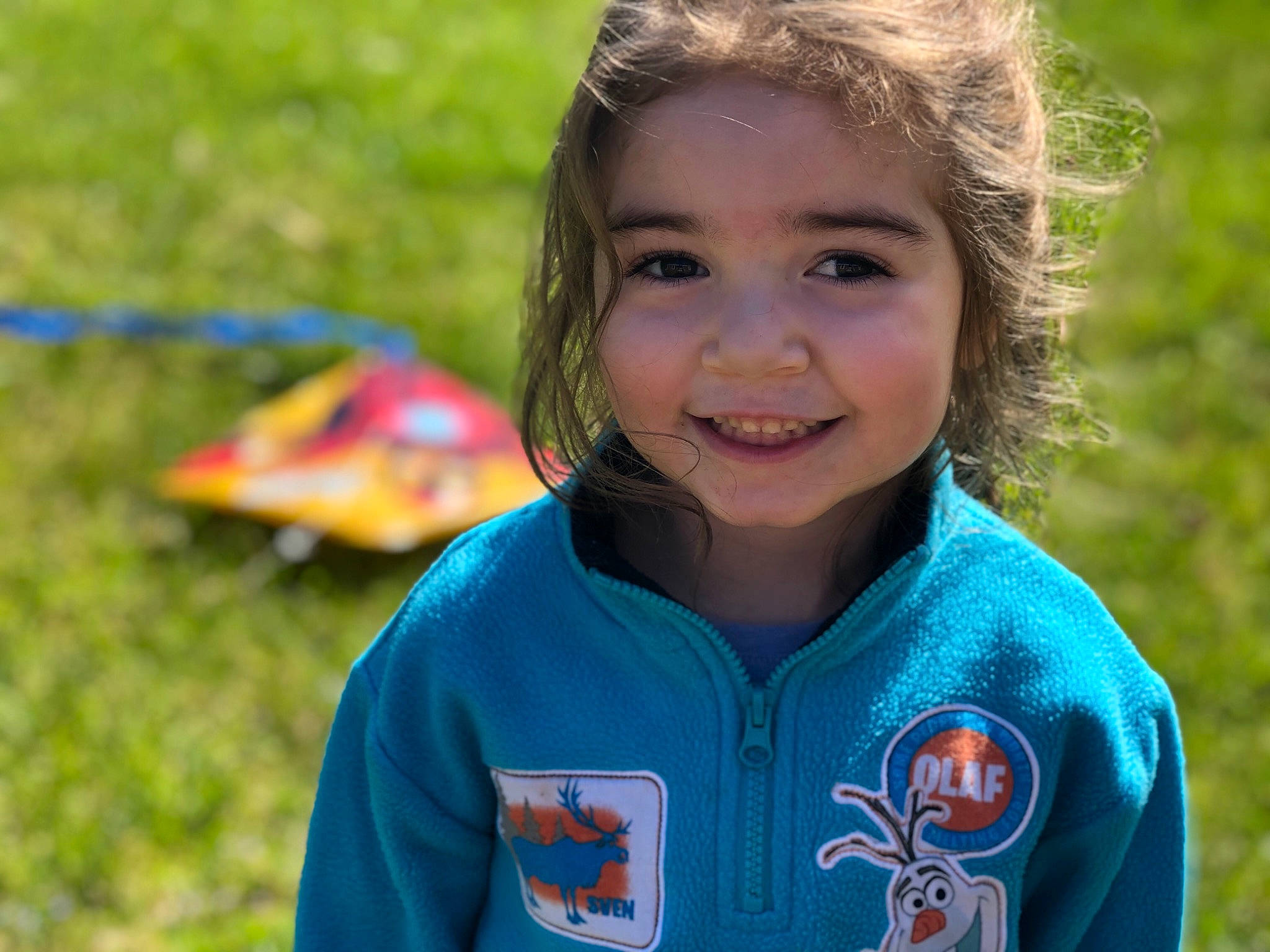 Eliana Rose joined the competition — help win amazing prizes! child, face, fun, grass, happy, joy, person, play, smile