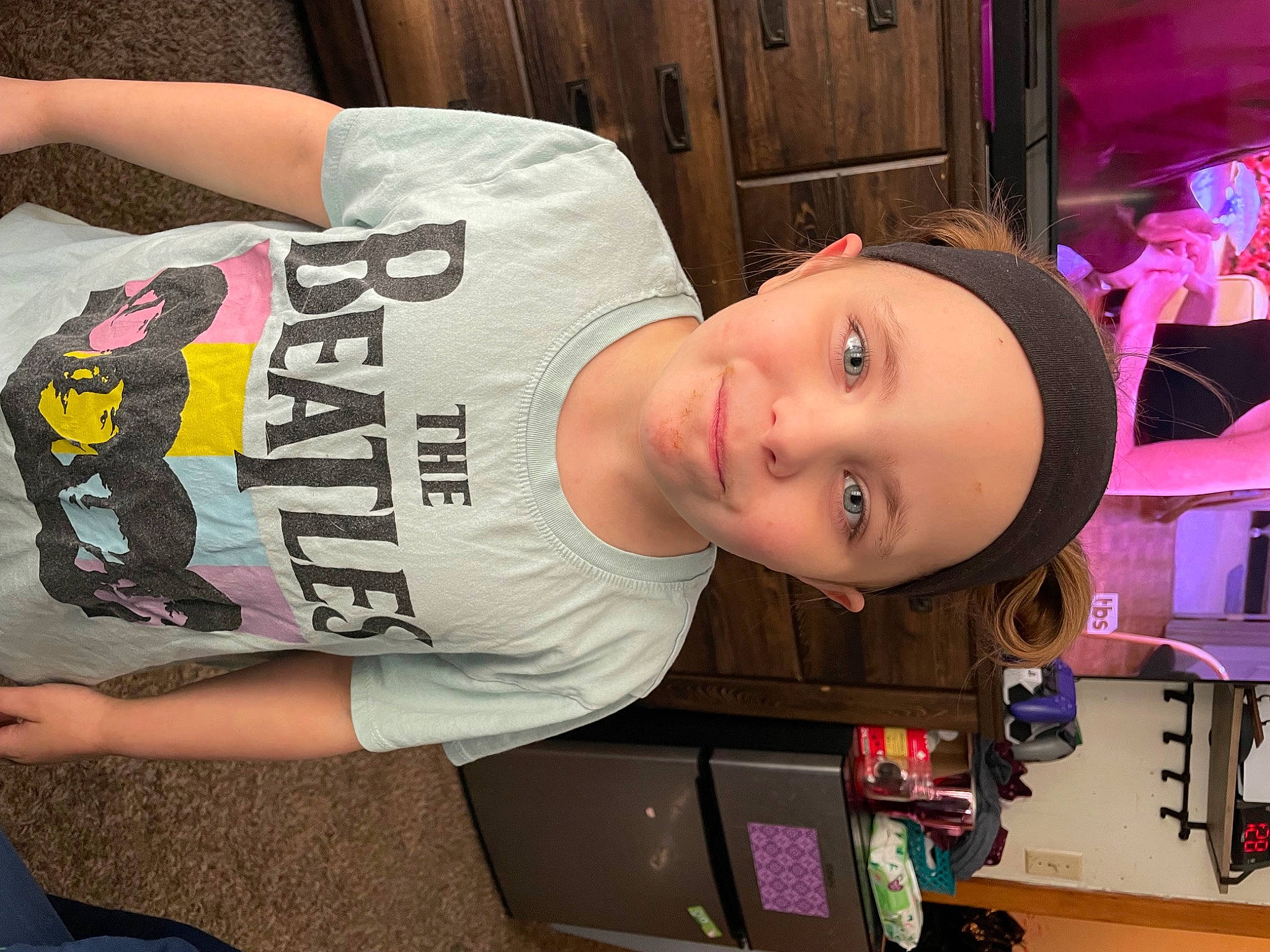 Marley joined the competition — help win amazing prizes! abdomen, baby, cheek, chest, child, elbow, fun, hat, headwear, joy, person, product, room, sleeve, smile, t_shirt, thigh, toddler, top