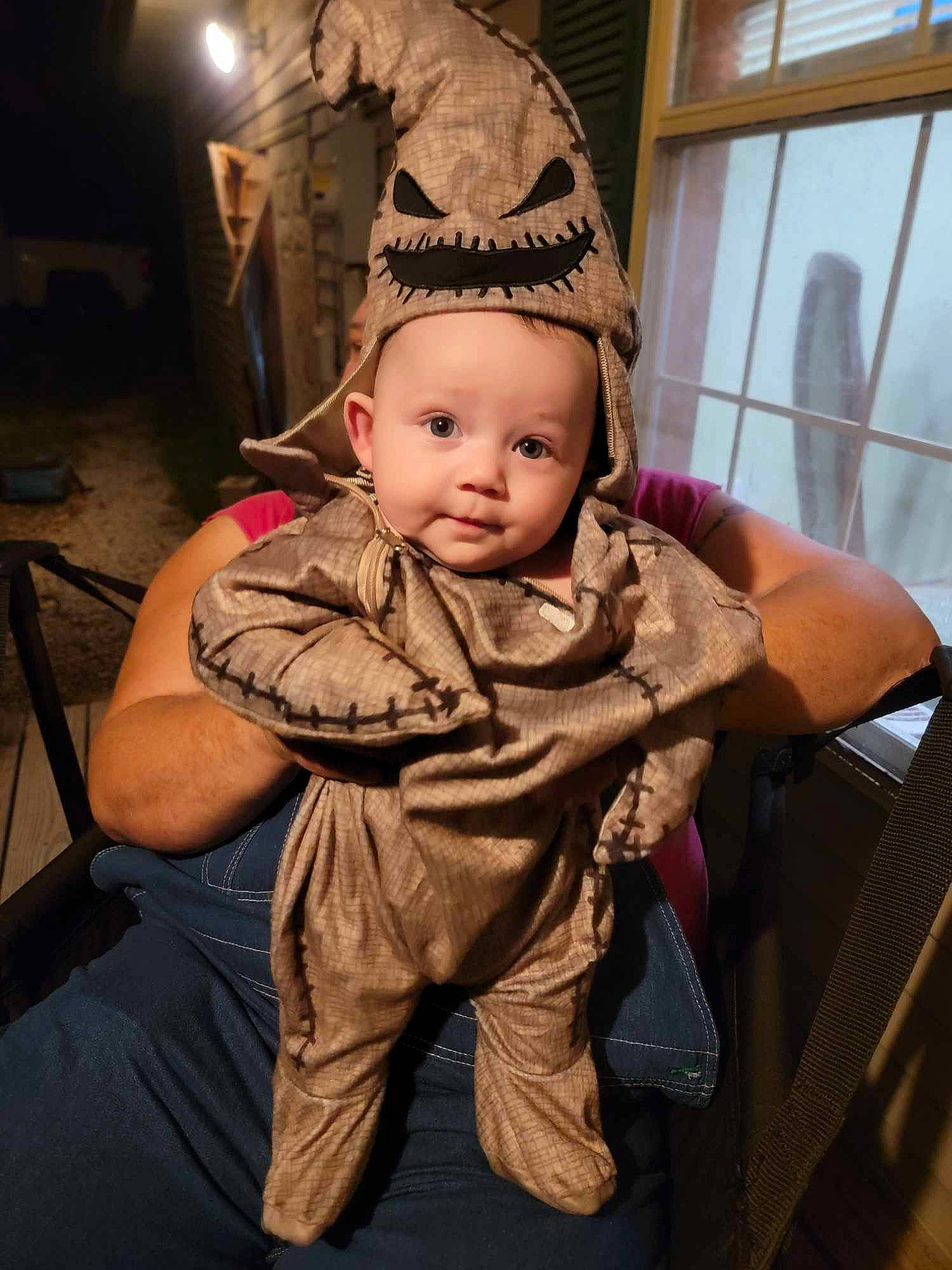 Nathaniel joined the competition — help win amazing prizes! baby, baby_products, cap, chair, child, costume, costume_hat, couch, event, fashion_accessory, fictional_character, flash_photography, fun, fur, hat, person, personal_protective_equipment, room, sitting, toddler