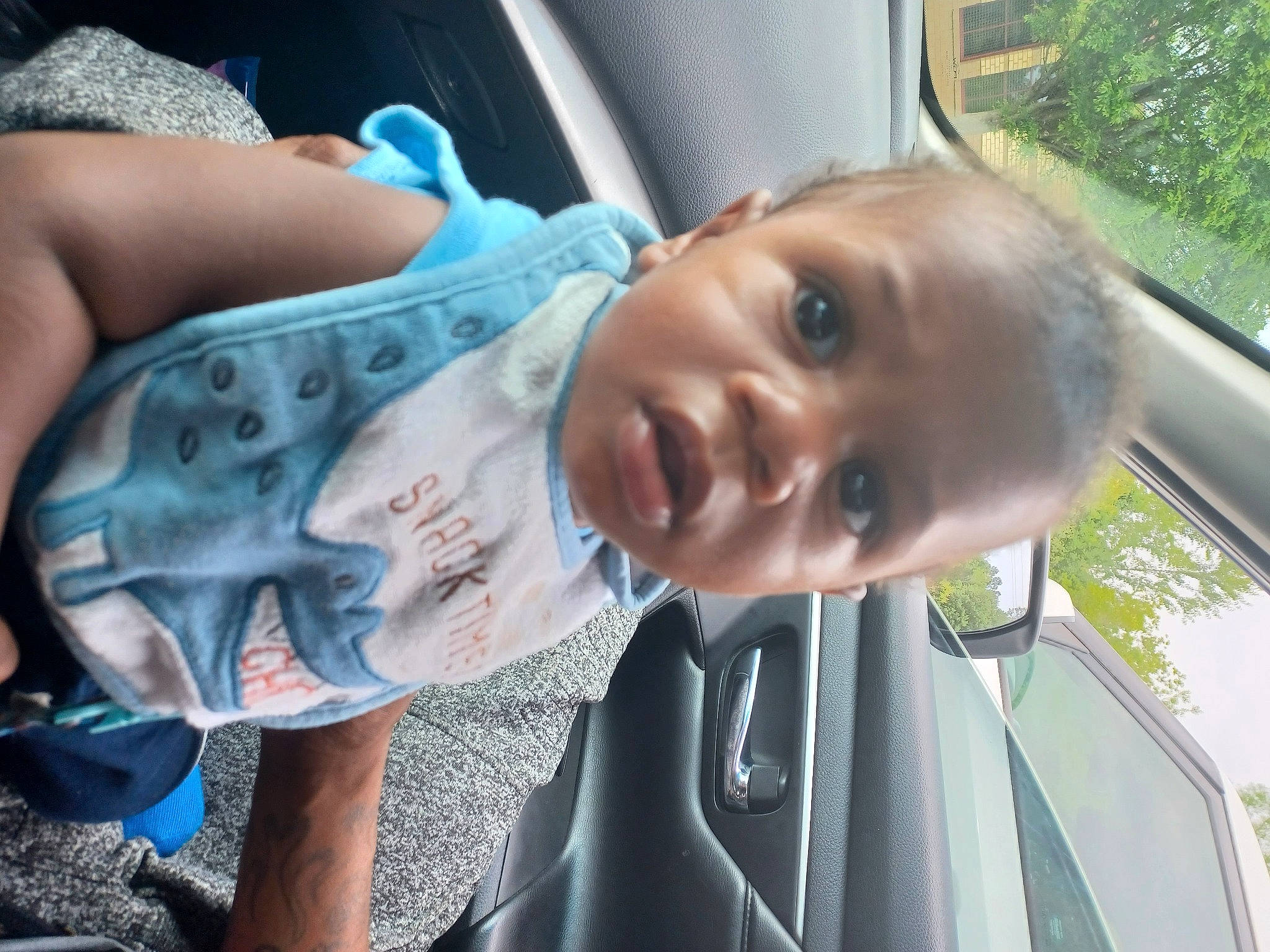 Tyrell joined the competition — help win amazing prizes! auto_part, automotive_exterior, automotive_mirror, automotive_window_part, car, electric_blue, family_car, fun, head, motor_vehicle, mouth, nose, person, plant, skin, toddler, tree, vehicle, vehicle_door, window