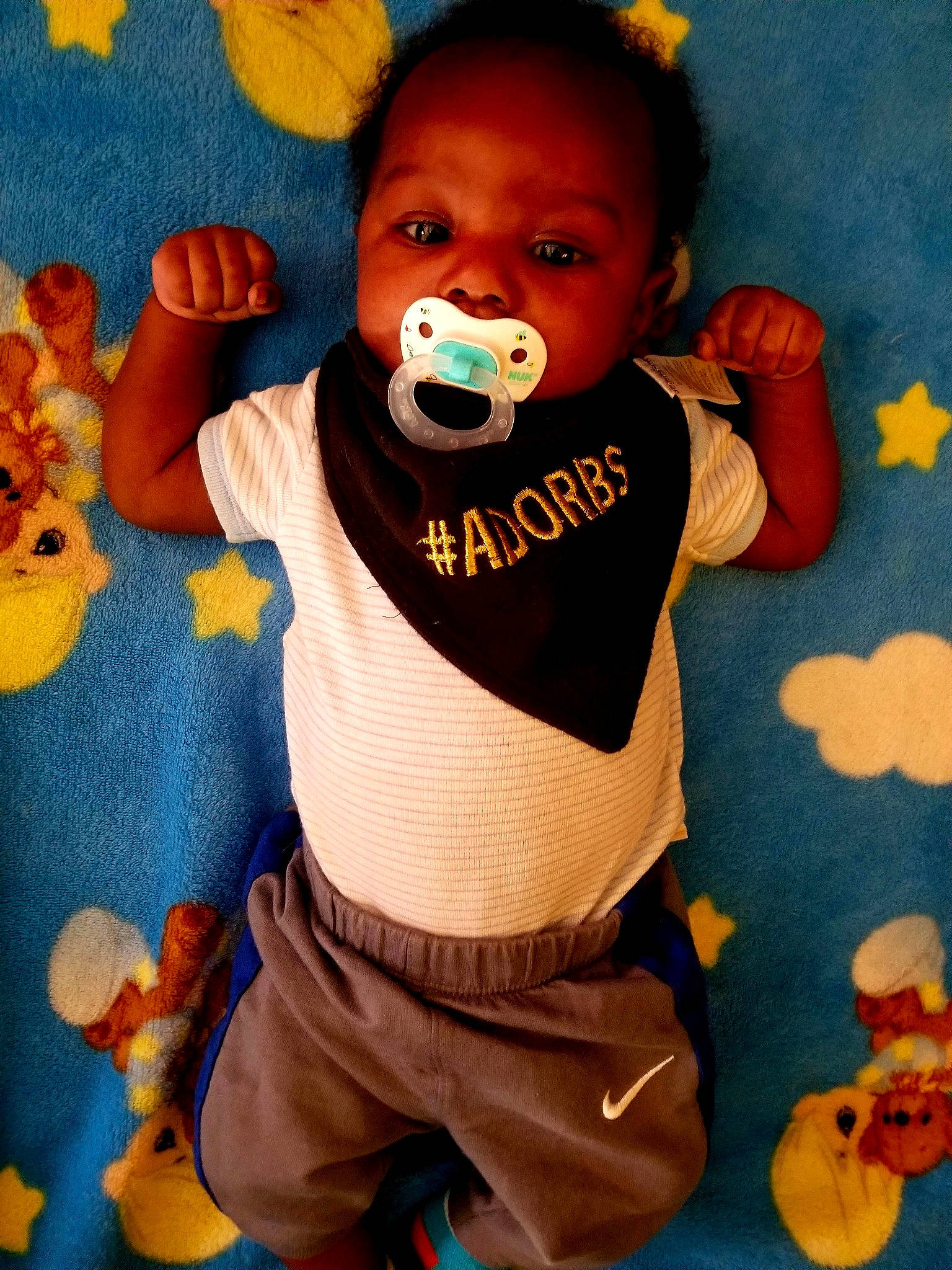 Jaziah joined the competition — help win amazing prizes! child, infant, person, plush, product, smile, stuffed_toy, textile, toddler, toy