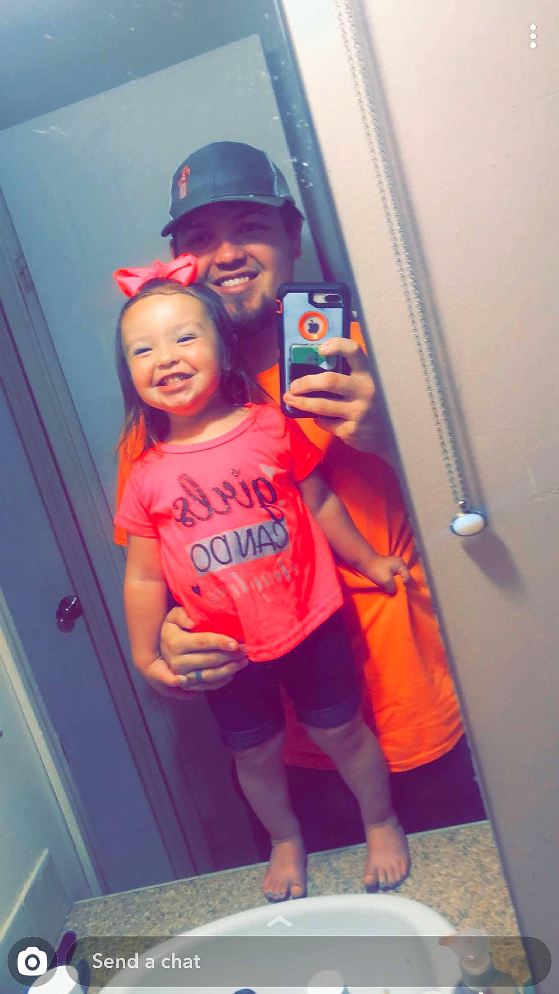 Kaydence joined the competition — help win amazing prizes! child, cool, face, fun, head, headwear, joy, person, photography, pink, selfie, skin, smile, standing, t_shirt, toddler, vacation