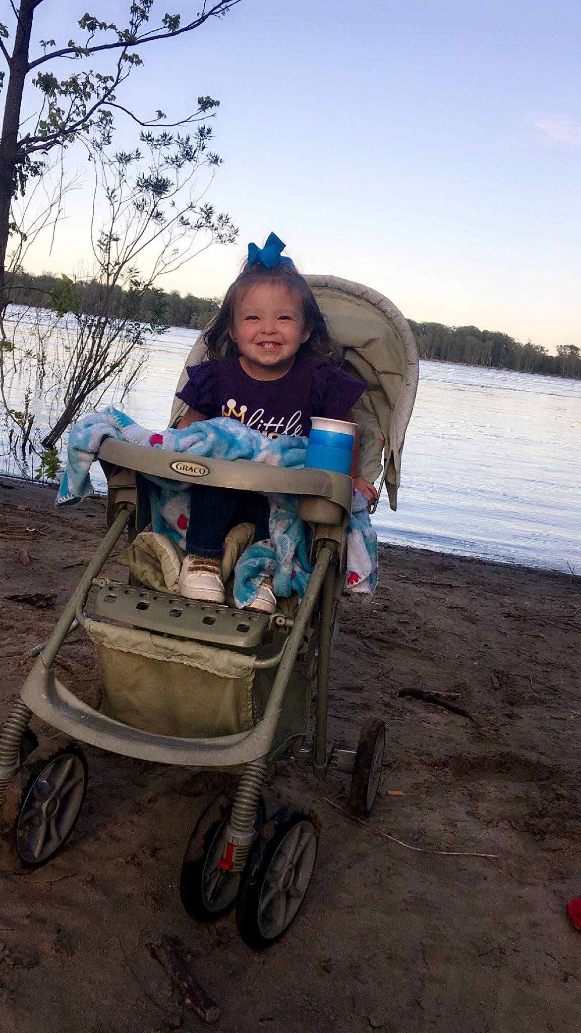 Kaydence joined the competition — help win amazing prizes! baby_carriage, baby_products, cart, joy, person, product, vehicle