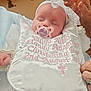 Olivia joined the competition — help win amazing prizes! baby, infant, sleeping, pacifier, christening, dress, lace, headband, hand, embroidery, closeup, soft_light, newborn, celebration, fabric, white_clothing, peaceful, portrait, person, indoor