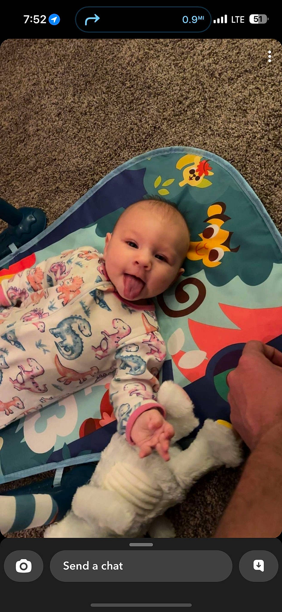 Madyson joined the competition — help win amazing prizes! baby, baby_products, baby_toddler_clothing, bedtime, cheek, child, comfort, eye, grass, human, linens, mouth, person, room, sitting, skin, sleep, smile, textile, thumb