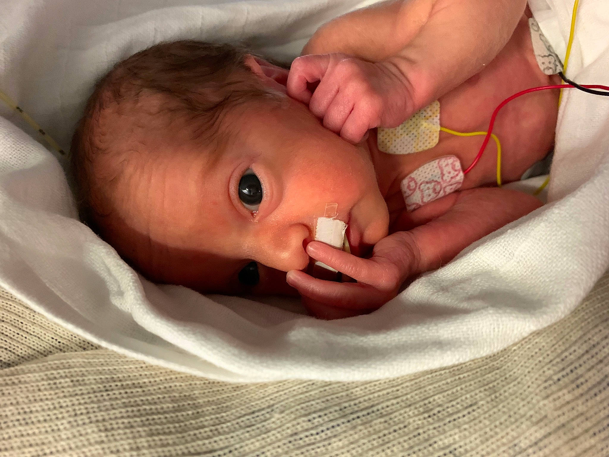 Cléa a rejoint le concours — aidez-le/la à gagner de superbes lots ! baby, baby_toddler_clothing, cheek, comfort, eye, eyelash, finger, gesture, hand, head, human_body, iris, mouth, nail, nose, person, skin, stomach, textile, thumb