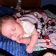 Ryker is registered to the contest to win money with this photo: arm, baby, bedding, blanket, bottle, closeup, covered, cute, eyelashes, face, hand, indoors, infant, mickey_mouse, nap, peaceful, pillow, portrait, sleeping, soft_skin