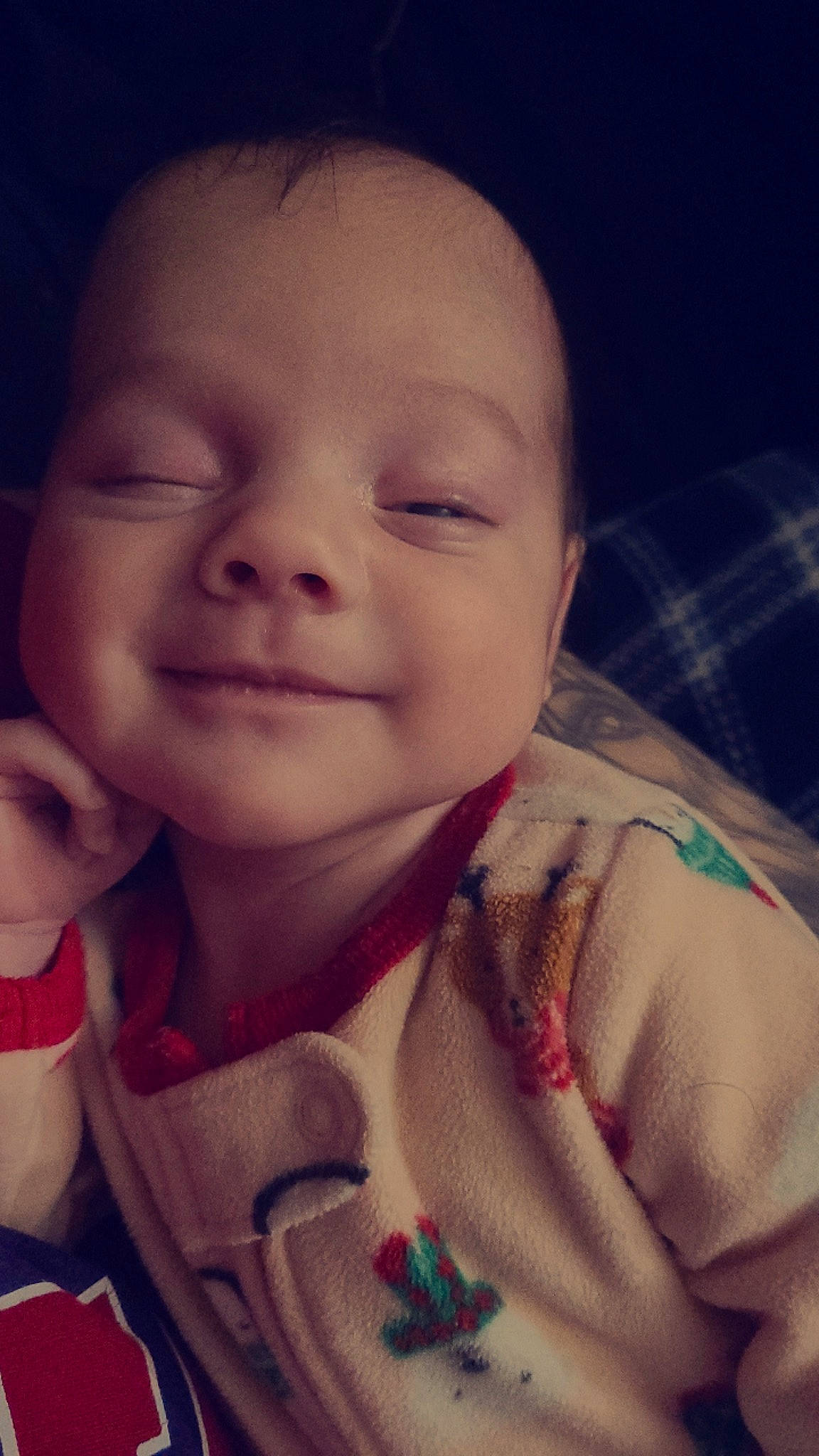 Winter is registered to the contest to win money with this photo: baby, baby_toddler_clothing, cheek, chin, cool, ear, eye, eyebrow, finger, forehead, gesture, happy, iris, joy, lip, mouth, nose, person, skin, sleeve